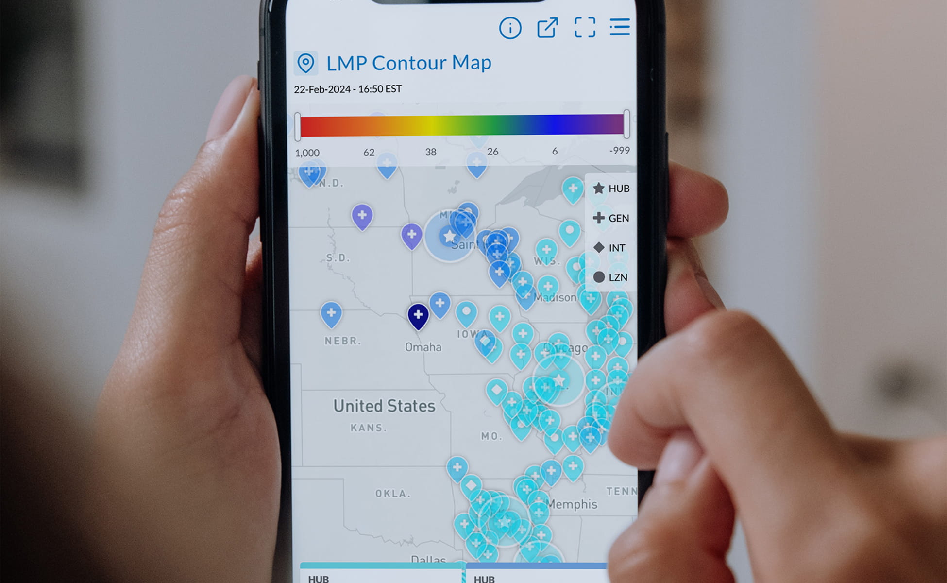 MISO LMP Contour Map